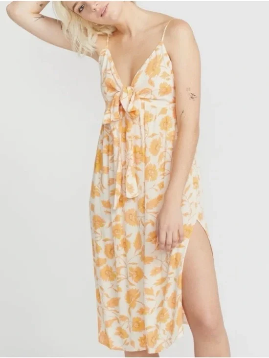 Volcom Floral Midi Dress - Picture 3 of 4